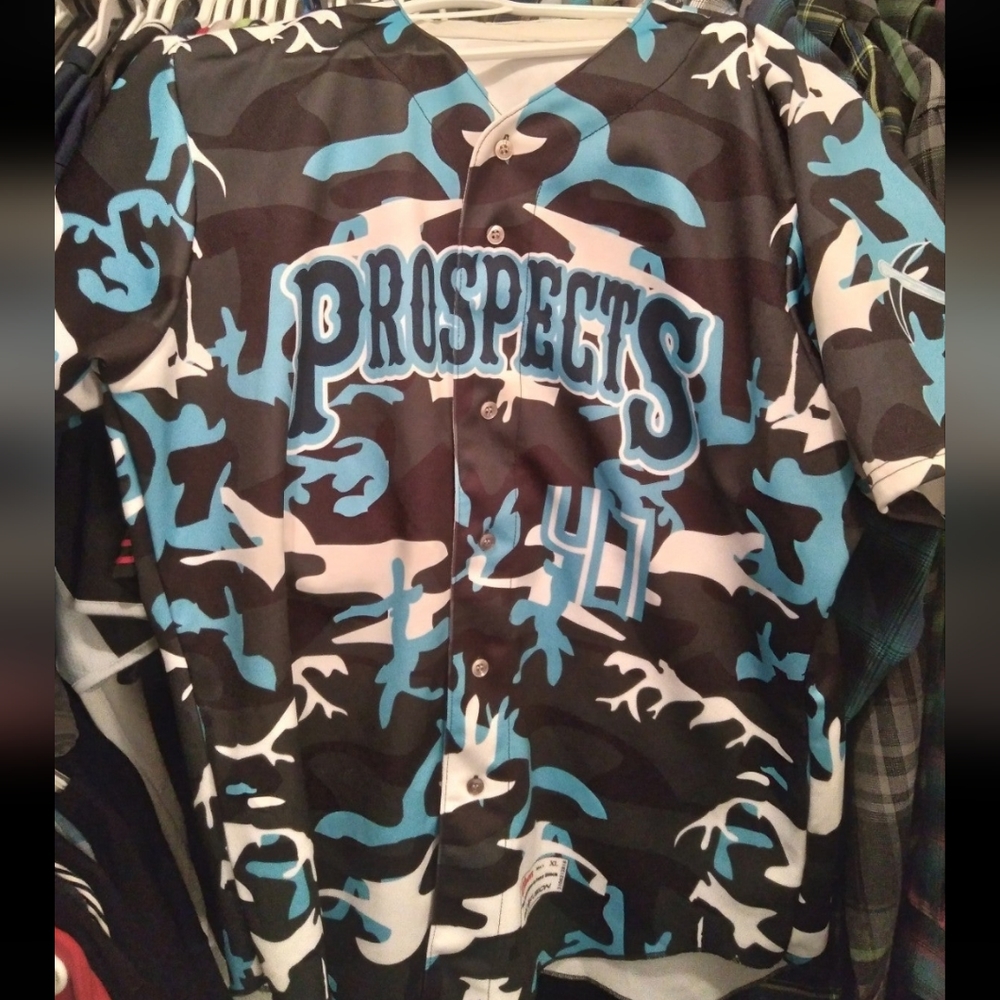 California Prospects Game Used Camo Jersey